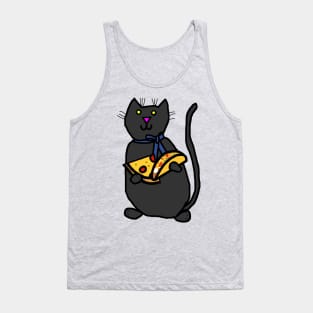 Animals Food Choice Taco or Pizza for Cat Tank Top